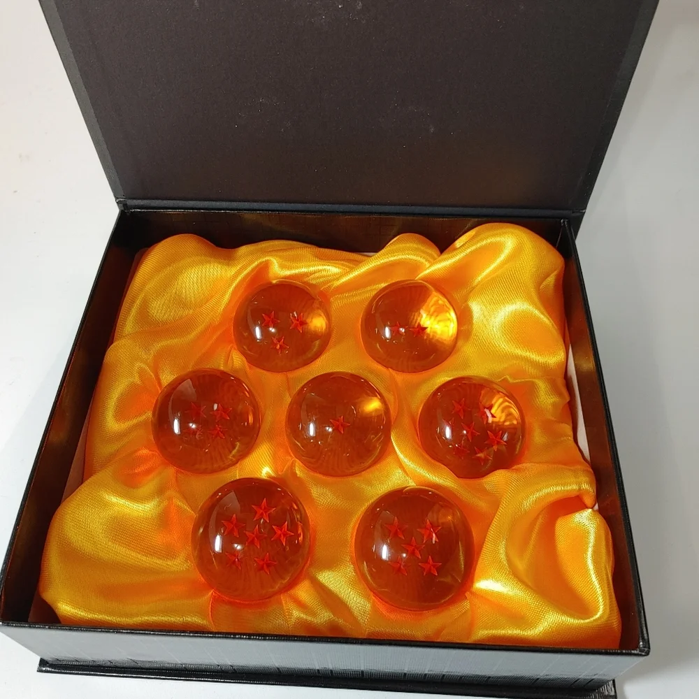 Anime DragonBall set of 7 Star Crystal Dragon Balls Collection Set with Gift Box - Picture 2 of 10